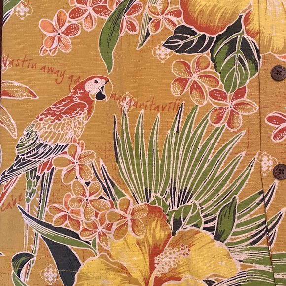 Margaritaville tropical button down men’s shirt. Gorgeous fabric XXL like new - Picture 2 of 8